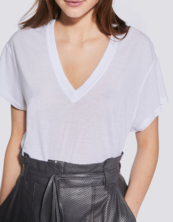 PONIE SHORT SLEEVE V NECK T SHIRT